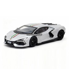 Modellino auto 3 pollici Lamborghini Revuelto pressofuso giocattolo cars giocattoli per ragazzi bambini argento