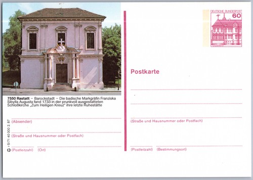 Rastatt 1987 chiesa del - 1987,