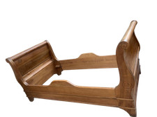 Antico letto a barca in ciliegio Piemonte