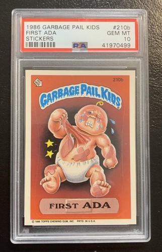 1986 garbage pail kids os6 - garbage,