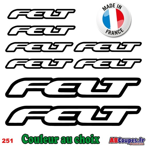 Stickers felt autocollants - stickers,