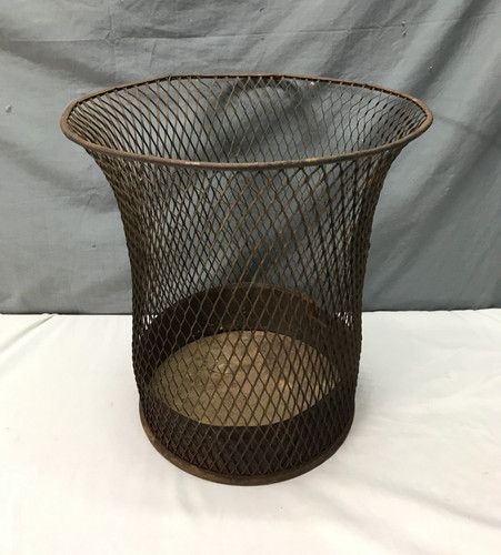 Pattumiera vintage metallo - 15",
