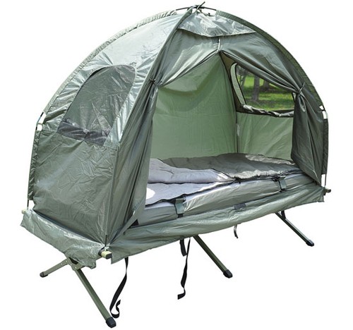 Letto campo con tenda - da,