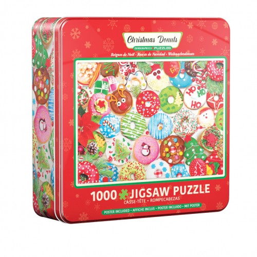 Puzzle donuts natalizi - donuts,