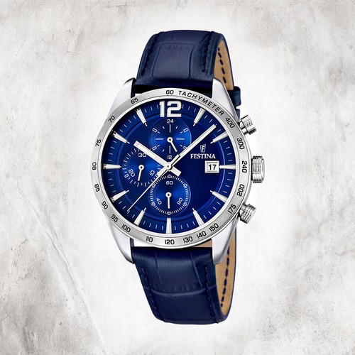 Festina uomo orologio pelle - uomo, in