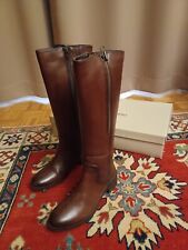 Stivali Romeo Gigli, in pelle, tinta cuoio, con interno imbottito, numero 37