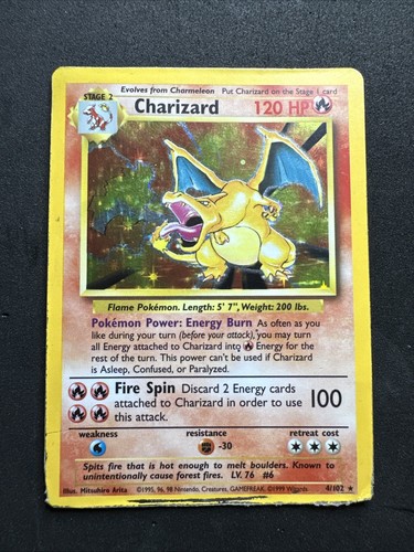 Charizard 102 set - 4/102, base