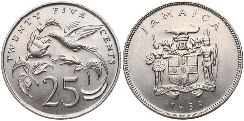 Jamaica 25 cents - jamaica,
