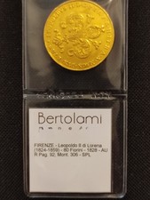 80 FIORINI 1828 LEOPOLDO II DI LORENA SPL PROVENIENTE ASTA ORO