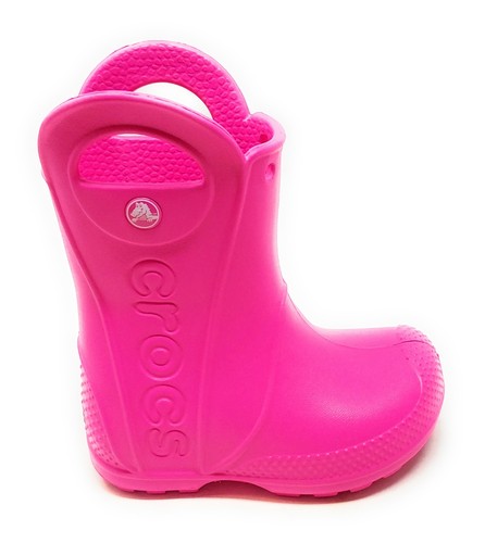 Crocs stivale pioggia rosa - crocs,