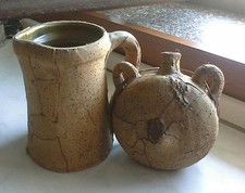 Caraffa e bottiglia vintage