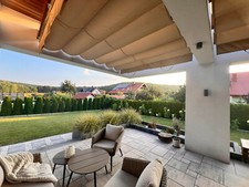 TENDA DA SOLE IMPERMEABILE SU MISURA PER PERGOLA – PROTEZIONE SOLARE PER GIARDIN