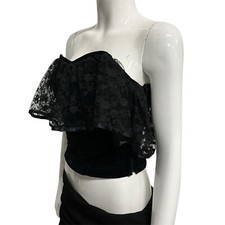 Vintage 80's Top Corsetto