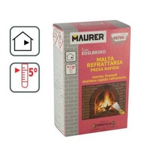 Cemento Refrattario rapido Malta alta Temperatura Caminetti Canne Fumarie 1 kg