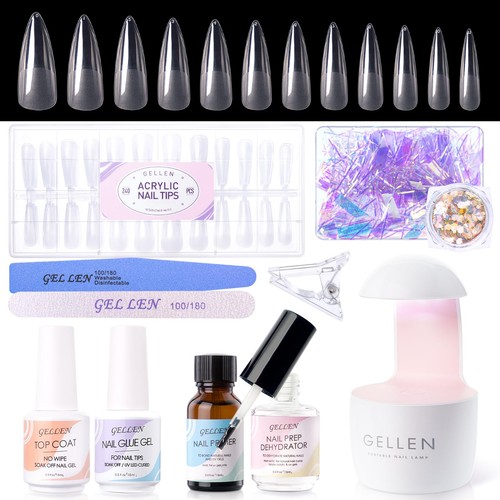 Gel nail kit - 240pcs, long