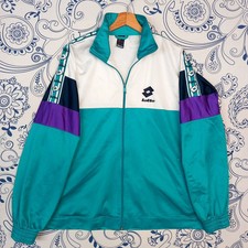 LIVING VINTAGE LOTTO GYM JACKET ZIPPER INT'L TEAM XL VEDI DETTAGLI SPORTSWEAR 90
