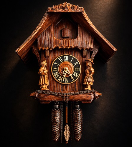 Raro grande orologio cucù - raro,