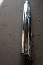 SILENZIATORE SCARICO HARLEY DAVIDSON COBRA 4" CROMATO PUNTA SMERLATA SLIP-ON 6204