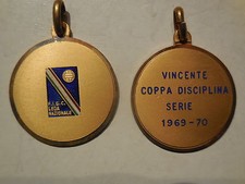 medaglia calcio FIGC calcio vincitore disciplina coppa 1969-70