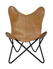 Lusso Pelle Farfalla Sedia