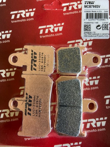 Pastiglie freno anteriori trw - pastiglie,