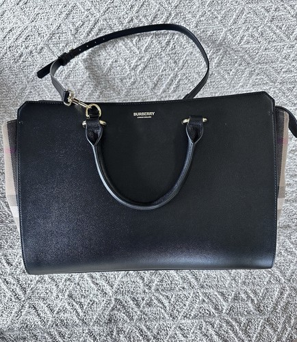 Burberry black satchel top - burberry,