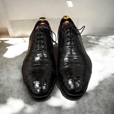 Scarpe uomo Lidfort Oxford captoe coccodrillo