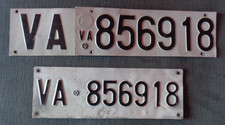 TARGA VARESE IN METALLO
