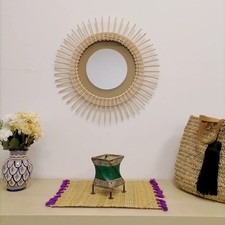 Specchio Marocchino in Rattan