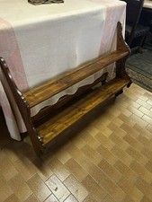 Piattaia Periodo 1950 In Abete Restaurata Da Appoggio