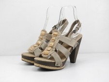 Sandali donna legno cordura