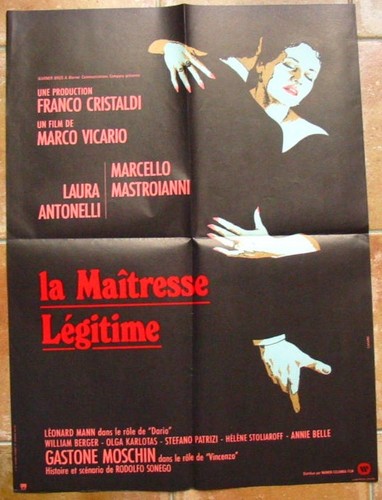Maitresse legitime affiche - la,
