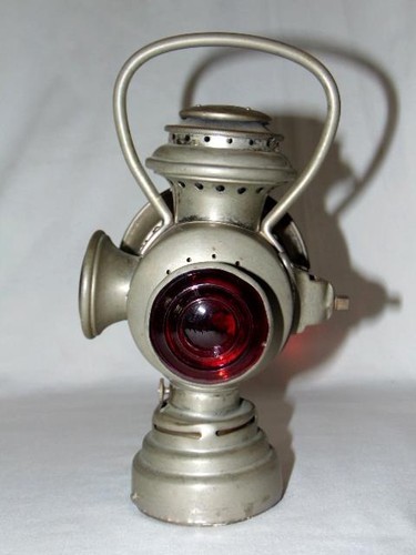 Antica lampada bicicletta