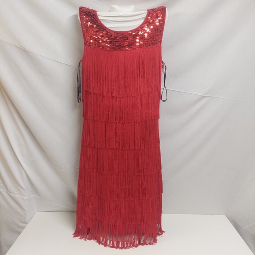 Abito romano frange flapper - abito,