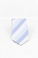 Cravatta Uomo Ferrari Azzurra Blu 100% Seta