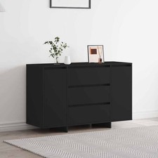 Credenza con cassetto Nero 120