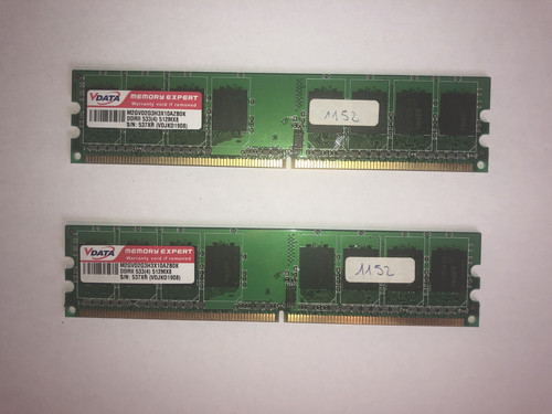 Ram ddr2 512mb vdata pc - x2,