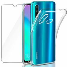 COVER CUSTODIA + PELLICOLA VETRO TEMPERATO PER HUAWEI P30 LITE NEW EDITION 2020