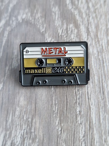 Metal rock spilla - nuova, pin