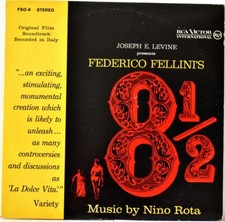 RCA LIVING STEREO INTERNATIONAL FSO-6 ED1 1963 USA SDTK FELLINI  "8 1/2"