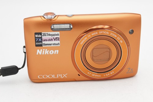 Nikon coolpix s3500 arancione - nikon,