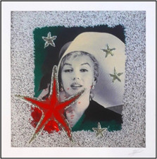 Serigrafia polimaterica "Marilyn Monroe" firmata Omar Ronda pop art