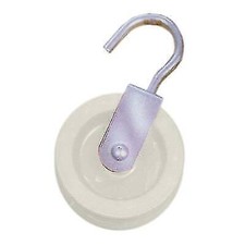 CARRUCOLA NYLON GANCIO ZINCATO