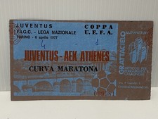 BIGLIETTO Ticket JUVENTUS AEK