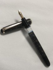 PENNA STILOGRAFICA GLOBAL DOMINO FOUNTAIN PEN GLOBAL NIB GOLD 14C-585 F SWISS