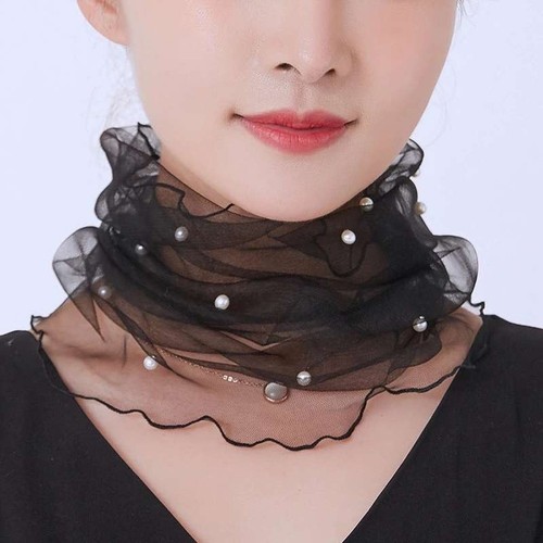 Chiffon halsgamasche damen - halsgamasche, uv