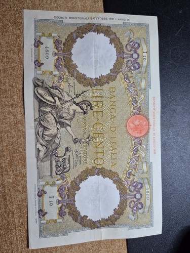 100 lire aquila 1931 prima - aquila,