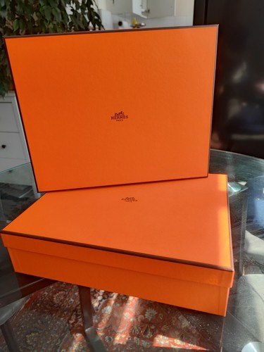 Scatola arancione vuota - 2x,