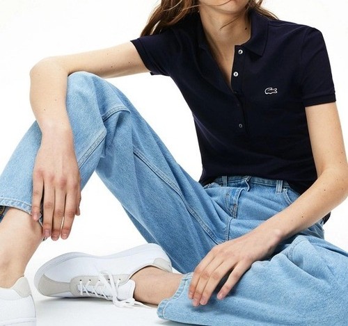 Polo donna lacoste slim fit - lacoste,