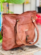 Borsa shopping in pelle Market